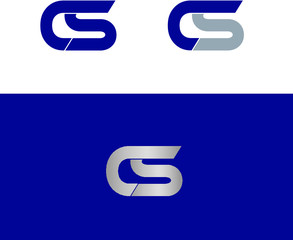 Letter C and letter S logo