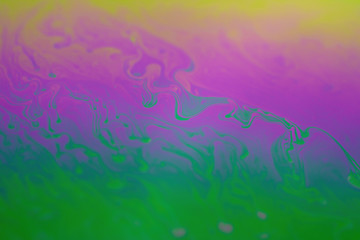 Fototapeta na wymiar Abstract iridescent wave background. Soap bubble texture