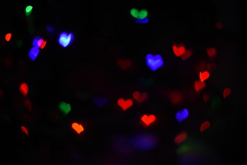 abstract colorful bokeh background