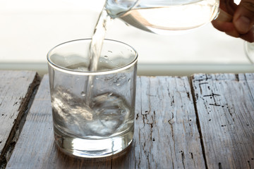 Pouring water during coronavirus quarantine