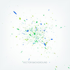 Confetti on light background