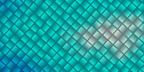 Light Blue, Green vector pattern in square style.