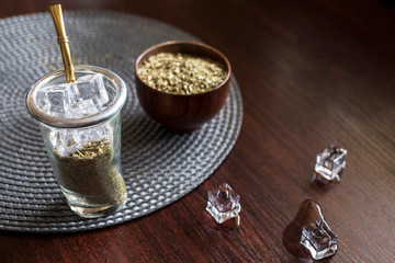 terere, frozen yerba mate drink