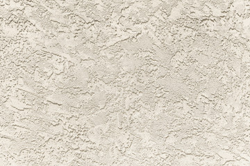 Flat exterior wall with stucco texture finishing