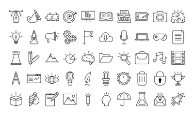 bundle of designer set icons