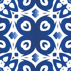 Antique portuguese azulejo ceramic.