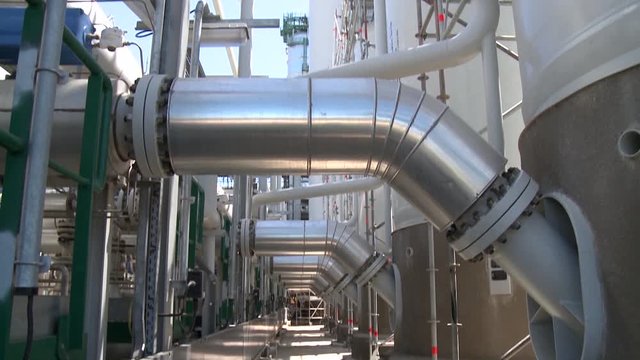 building site construction oil factory plant refinery