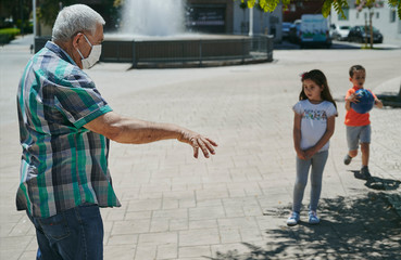 Security measures explained by grandfather.