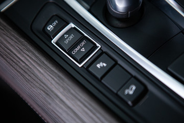 close up of a car interior