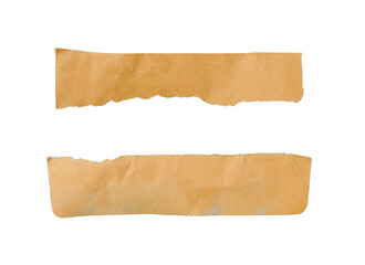 Collection of Recycled paper,crumpled paper,unfolded piece paper on white background