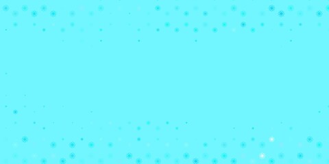 Light Pink, Blue vector background with bows.