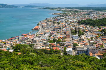 Laguna - SC. Laguna city view from the Gloria lookout - Santa Catarina - Brazil