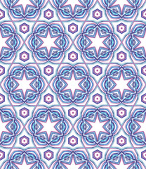 Tribal Art. Endless Repeat Painting. 