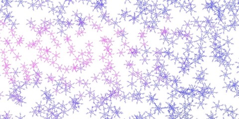 Light Pink, Blue vector texture with curves.