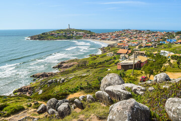 Farol de Santa Marta - Laguna - SC. Scenic landscape of Cape Santa Marta village in Laguna - Santa Catarina - Brazil © Jair