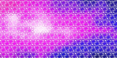 Light Purple, Pink vector layout with curves.