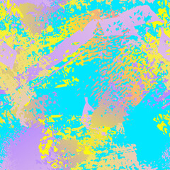 Fototapeta na wymiar Grunge Dry Paint Surface. Watercolor Splatter 