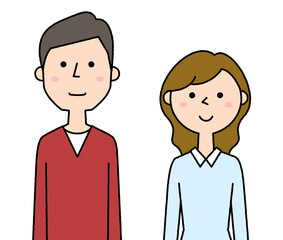 若いカップル　夫婦