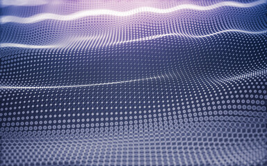 Abstract background. Molecules technology with polygonal shapes, connecting dots and lines....