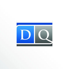Initial Letter D Square Logo Design