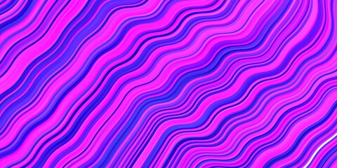 Light Purple, Pink vector layout with curves.