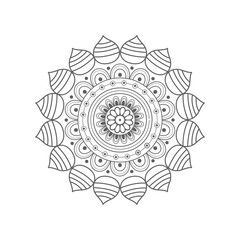 Mandala. Floral pattern