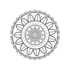 Mandala. Floral pattern