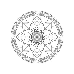 Mandala. Floral pattern