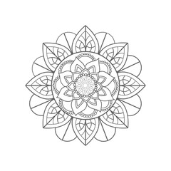 Mandala. Floral pattern