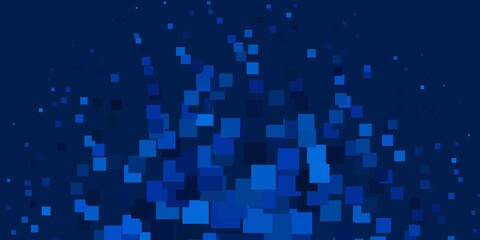 Light BLUE vector pattern in square style. Abstract gradient illustration with rectangles. Modern template for your landing page.