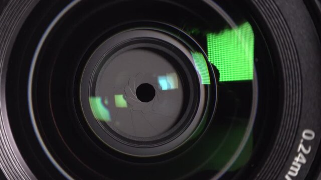 Sony Camera Lens Aputure From Full Open to almost close