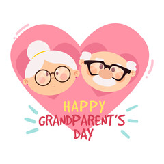 Happy grandparents day card