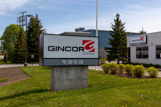 
Newmarket,  On, Canada - May 23, 2020: Gincor Werx Newmarket Company Sign Is Seen In Newmarket,  On, Canada. Gincor Werx Is A Canadian Premier Provider Of Vocational Truck And Trailer Solutions. 
