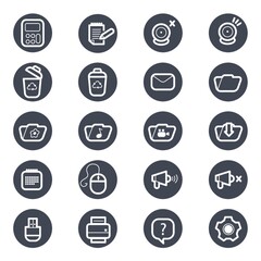 Set of technology icons