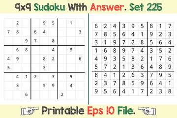 Advance Sudoku Puzzle Games Easy to Hard with Answer