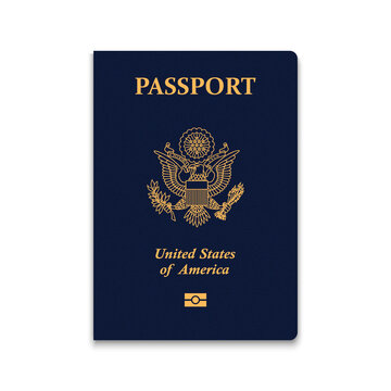 Passport of United States. Vector illustration