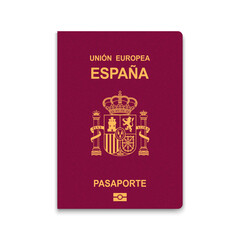 Passport of Spain. Vector illustration