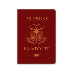Passport of Philippines. Vector illustration