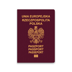 Passport of Poland. Vector illustration