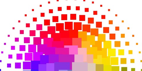 Light Multicolor vector template in rectangles. Colorful illustration with gradient rectangles and squares. Modern template for your landing page.