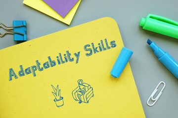 Adaptability Skills sign on the page.