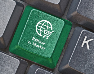 Keyboard with hot key for release to market