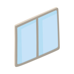 window glass decoration isolated icon design