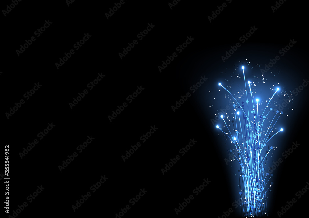 Poster vector background abstract technology communication data science