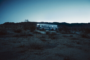 Bus in the desert © sabrina