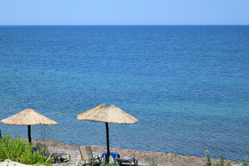 Therma Beach - Therma, Samothraki island, Greece, Aegean sea