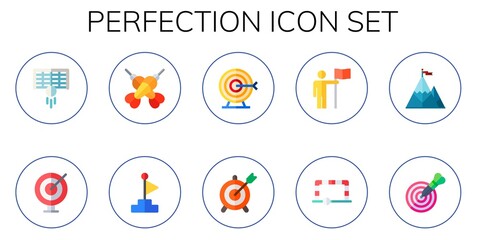 Modern Simple Set of perfection Vector flat Icons