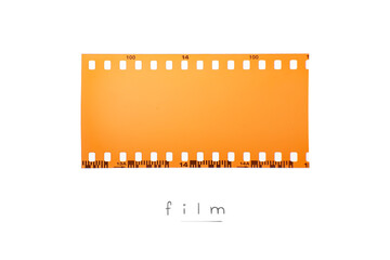 (35 mm.) film collections frame.With white space.film camera.