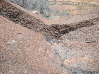 rock in the desert