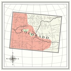 Map of colorado state